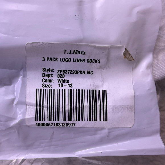 Men’s Size 10-13 White Polo Logo Liner Socks NEW - Picture 2 of 2
